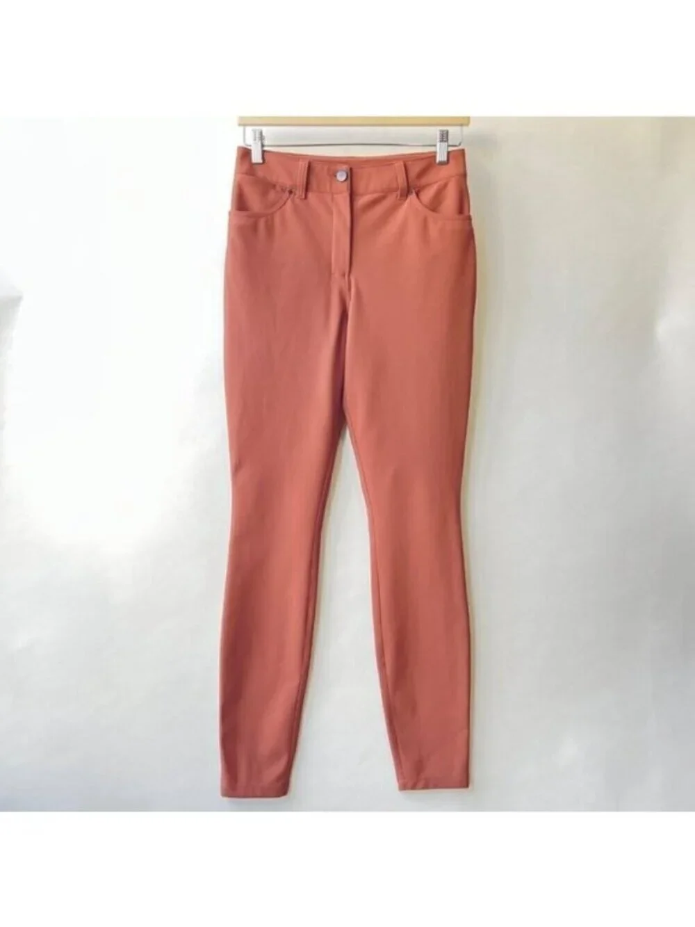 Lululemon City Sleek 5 pockets skinny pants, Dark terracotta, Size 28 H50